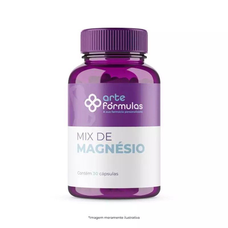 Mix de Magnésio 30 Cápsulas
