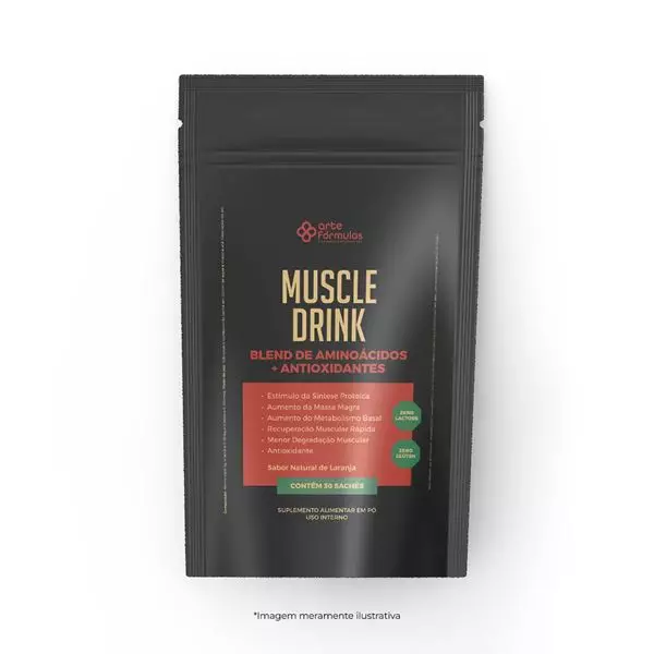 Muscle Drink - Blend de Aminoácidos + Antioxidantes - Linha Exclusiva Activa+ Muscle Drink - Blend de Aminoácidos + Antioxidantes - Linha Exclusiva Activa+