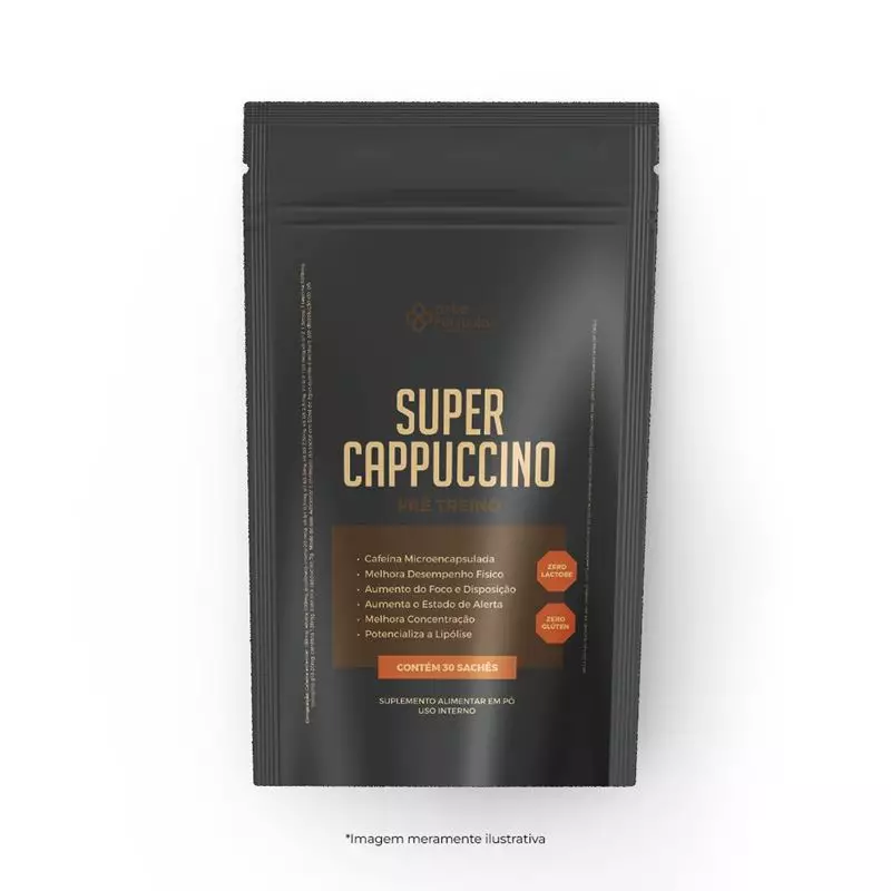 Pré-treino Super Cappuccino - Linha Exclusiva Activa+